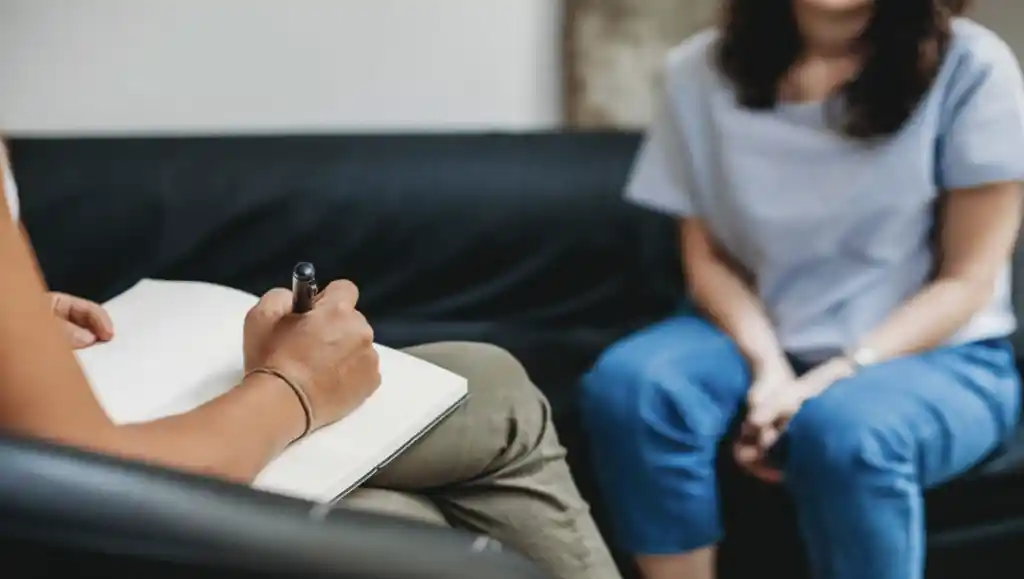 woman in therapy